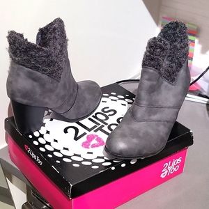 Charcoal sude gorgeous boots